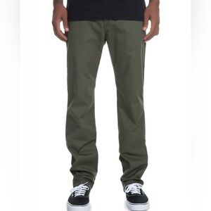 VANS The Authentic Chino Stretch Pants - dark green - size 29